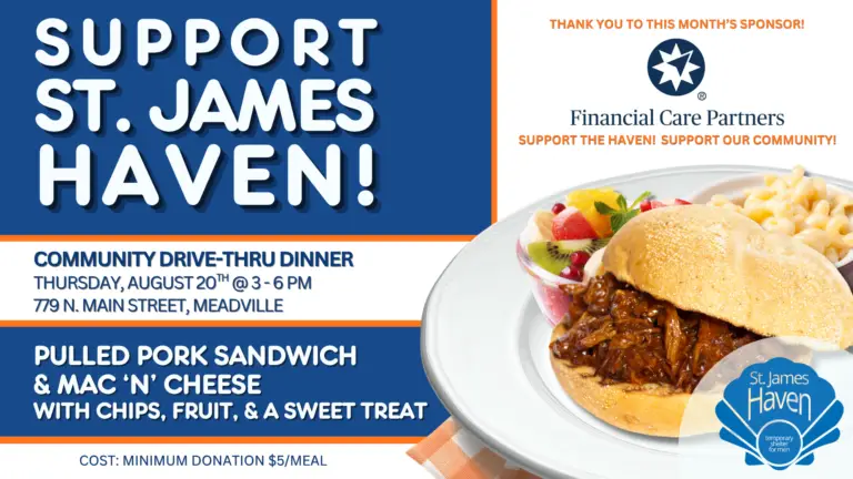 St. James August Fundraising Dinner